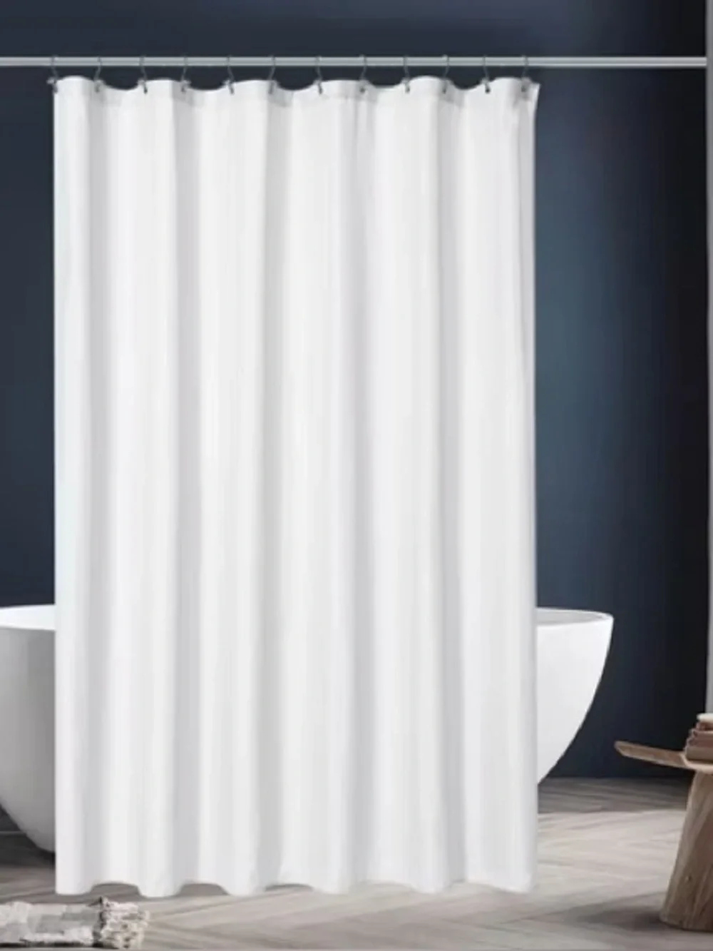 Made by Design Shower Curtain Liner White Fabric